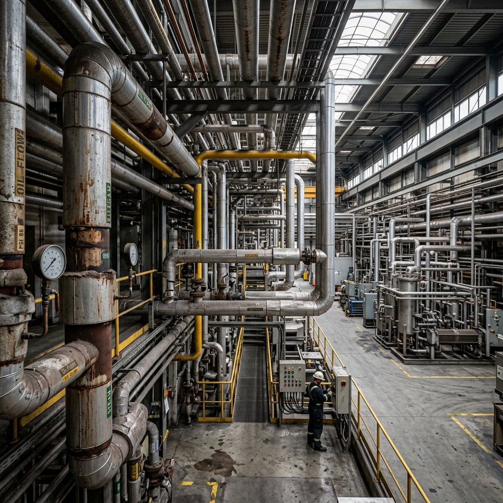 Intervención en tuberías industriales